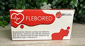 Presentación del producto Flebored